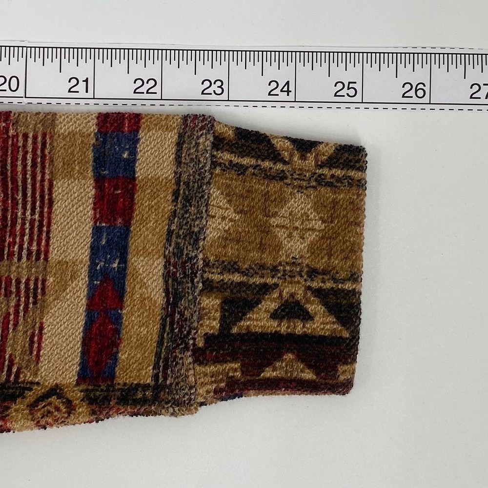 LRL Lauren Jeans Co. Ralph Lauren Womens Med Multi Aztec Southwestern Jacket NWT - Picture 7 of 11